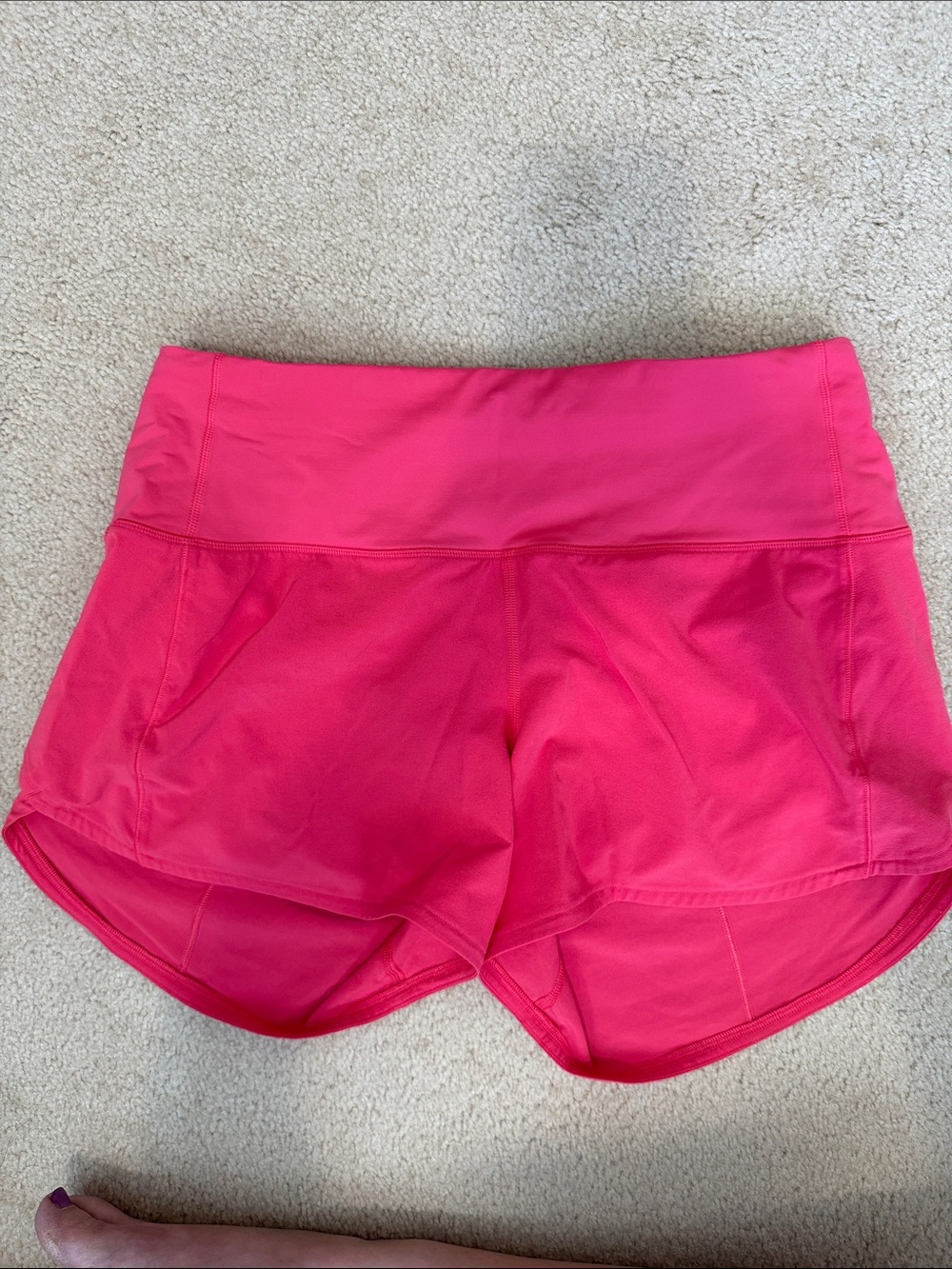 lululemon athletica Hot Pink Athletic Shorts